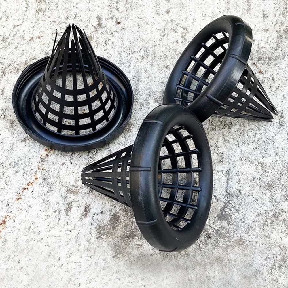 1Pc Rete da pesca Finless Anguilla Loach Trappola Gabbia da pesca Coperchio Attrezzatura in plastica Gabbia Coperchio Forniture Nero Accessori per attrezzi da pesca