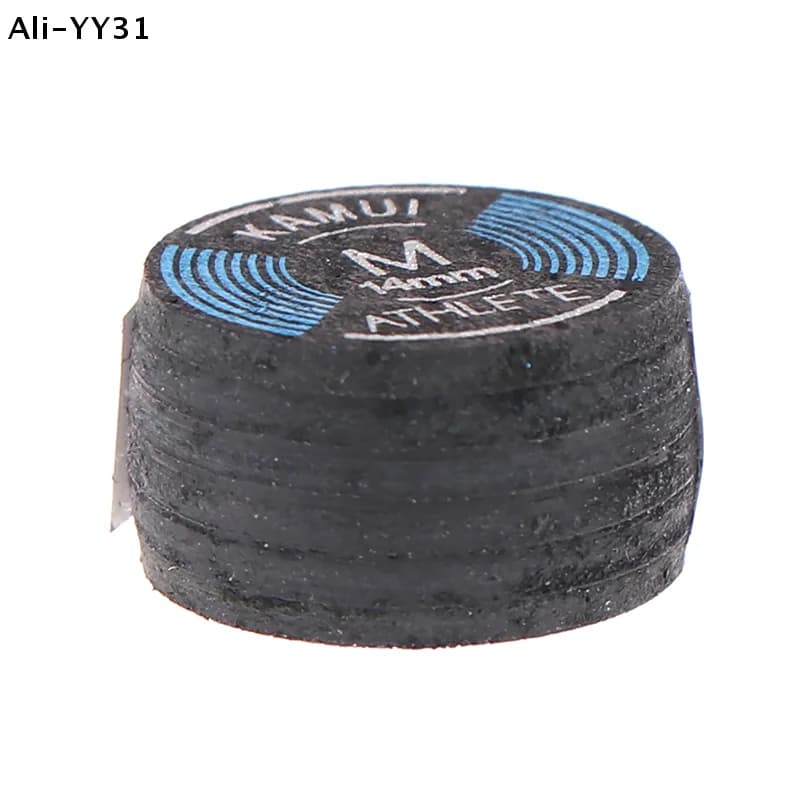 【WG】1 Pezzo Punta per Stecca da Biliardo 14MM S/M/H in Pelle di Qualità, Punta per Stecca da Nine-Ball, Punta per Stecca da Snooker, Testa Dura o Morbida