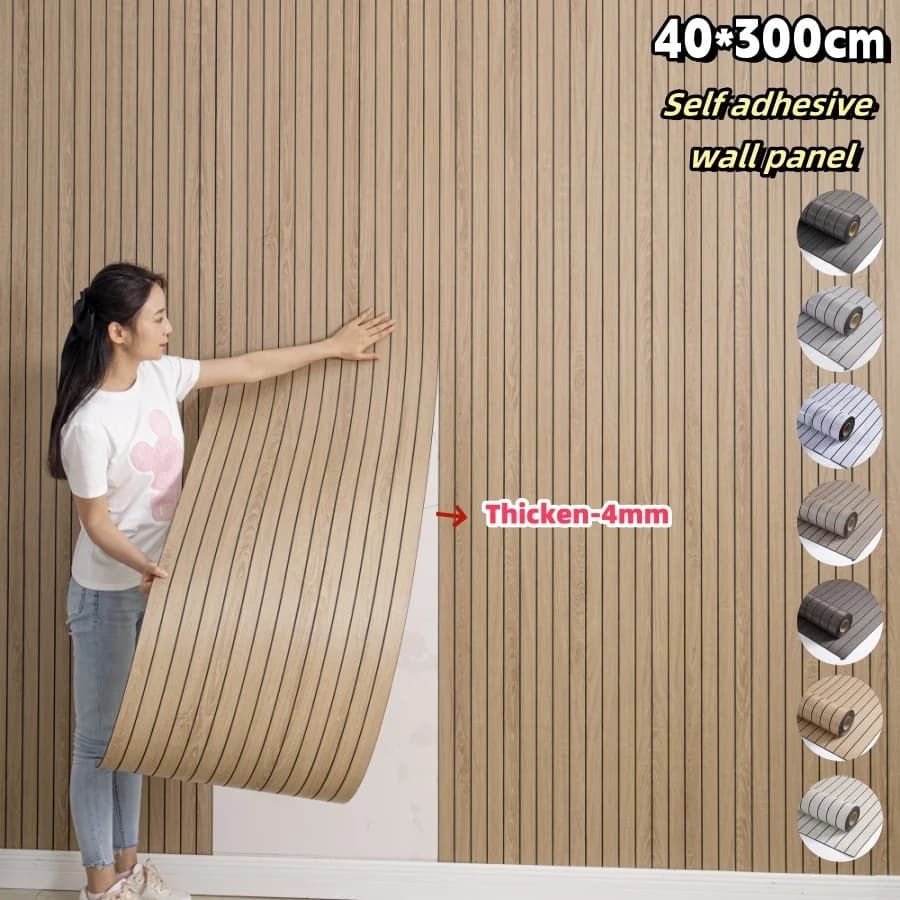 1 roll of self-adhesive foam stickers Sxp for wall panel, 3D wall sticker detachs and pastes, easy DIY, suitable for ceiling, living room