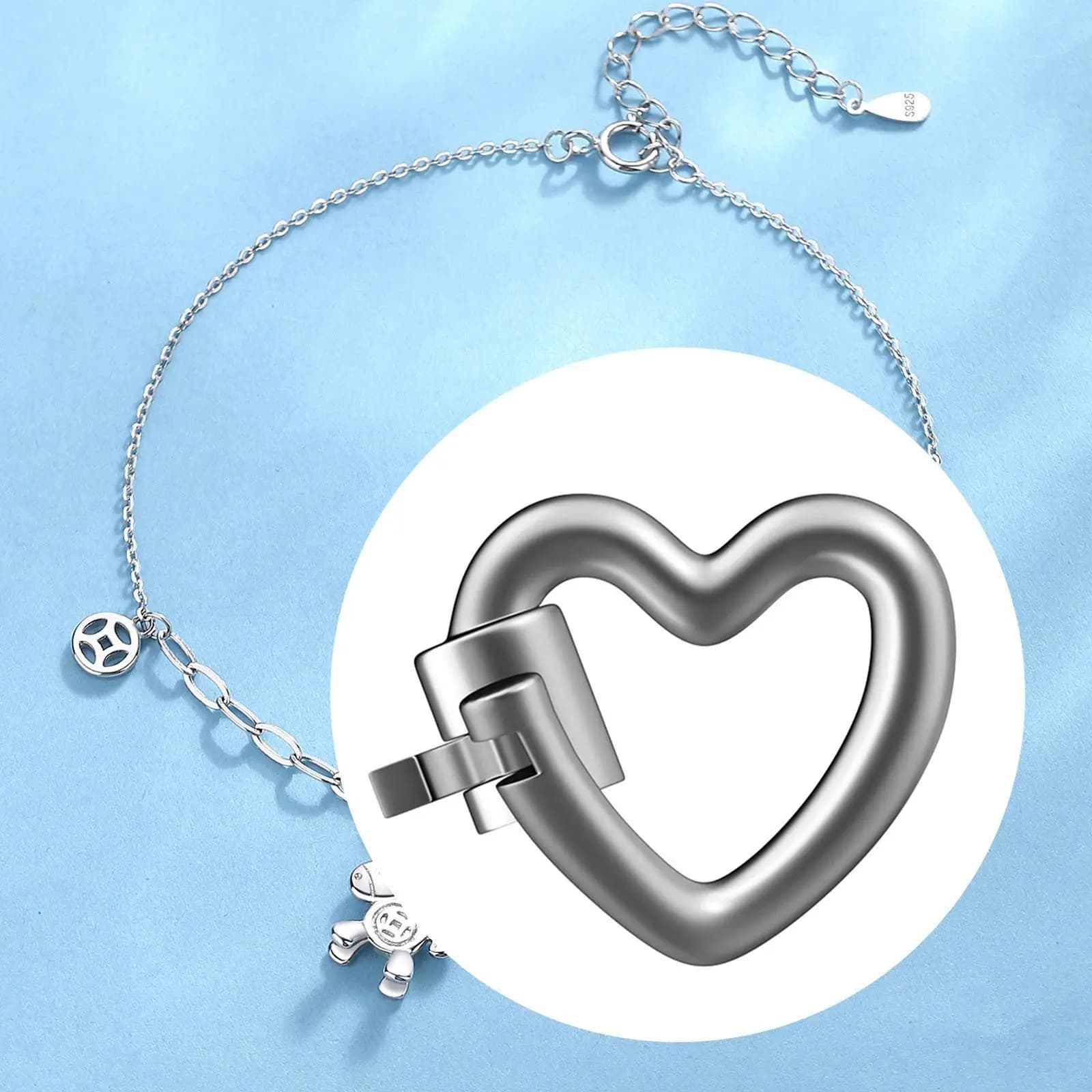 Locked Clasps Bracelets DIY Locked for His and Her Bracelets Anniversary