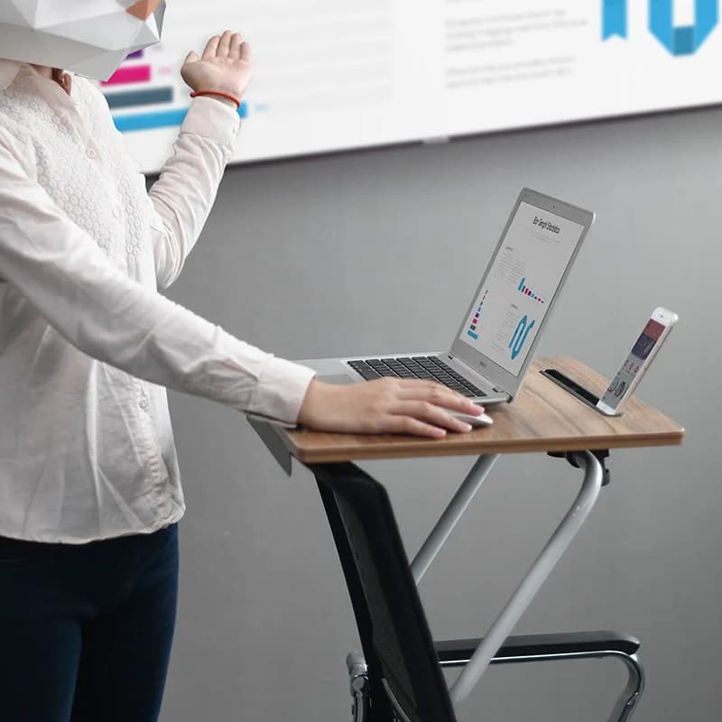 1. Supporto pieghevole per laptop, scrivania per conferenze con ascensore per ufficio rimovibile per notebook