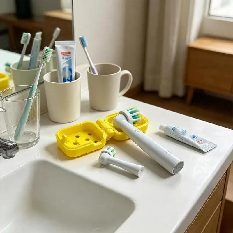 Sonic Electric Toothbrush Head Cap Waterproof Reusable Plastic Protective Cover Portable for Home Outdoor Travel Use