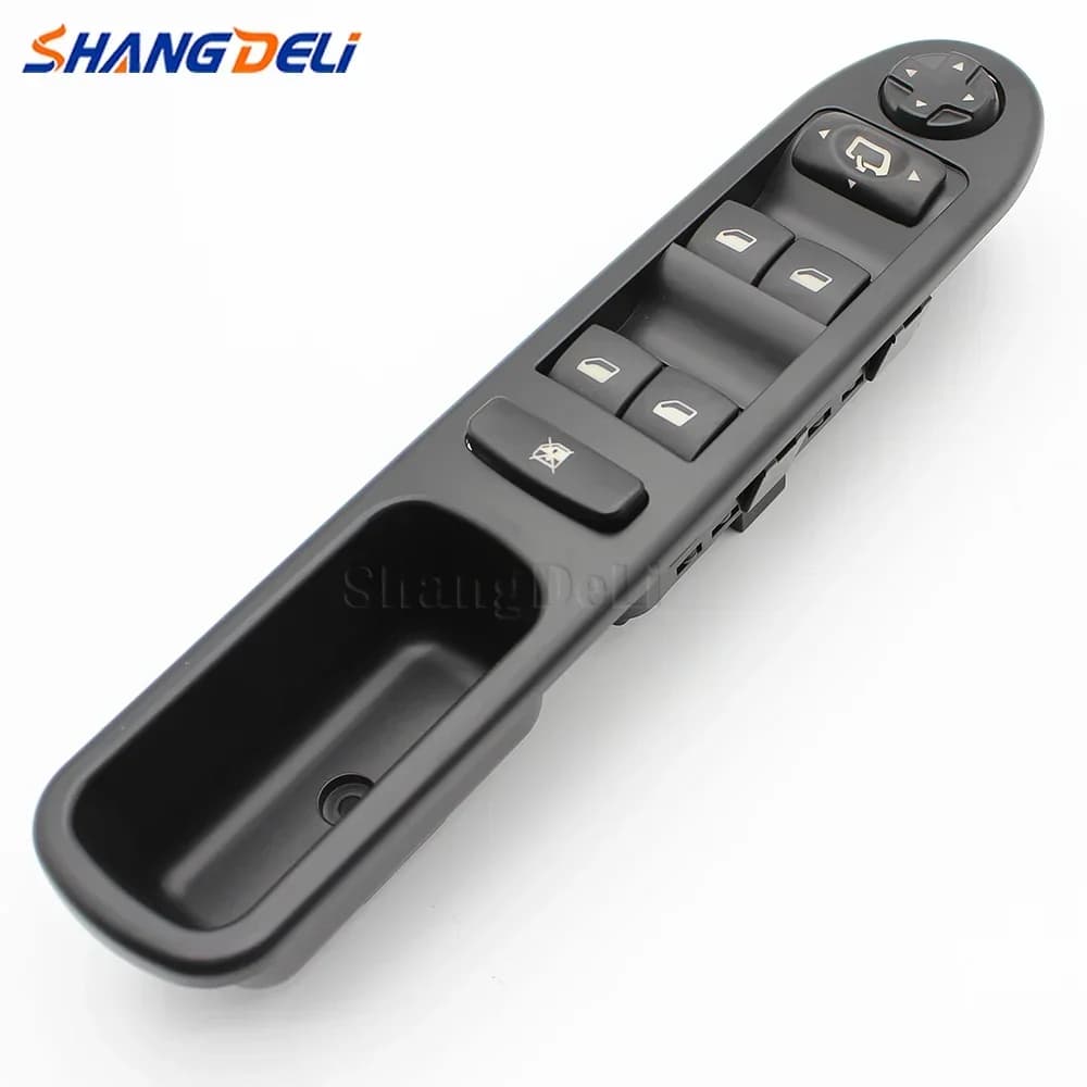 Pulsante interruttore alzacristallo elettrico interruttore pulsantiera alzacristalli per Peugeot 207 2008 - 2014 6554.QG