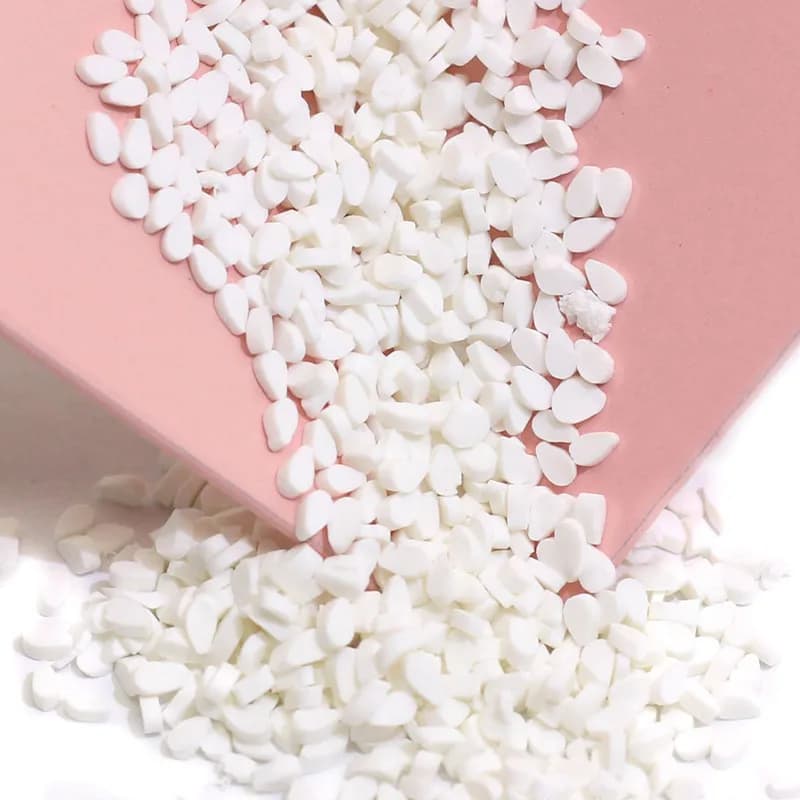 100 g/lotto di Simulazione Semi di Sesamo Dell'argilla Del Polimero Spruzza per Artigianato FAI DA TE In Miniatura Falso Decorazione Della Torta Slime Accessori