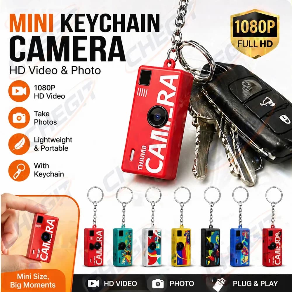 Mini videocamera digitale G6 Hot 1080P con portachiavi, disponibile in diversi colori, supporta schede di memoria, ideale come regalo per bambini