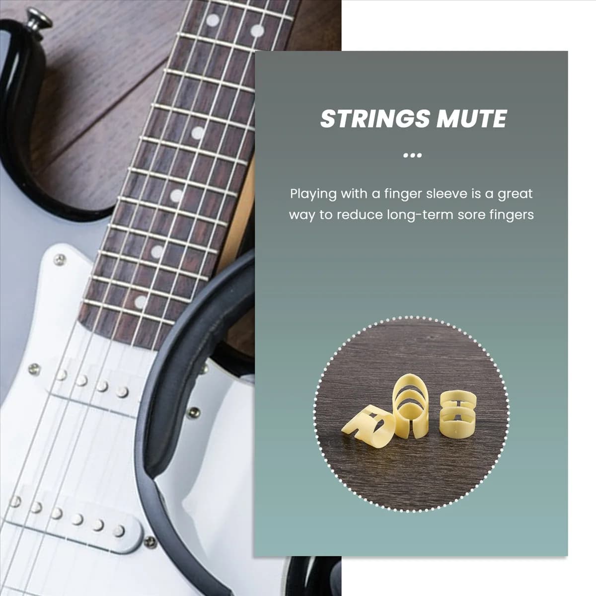 AA85 3 Pz Plettri per Chitarra Chitarra Elettrica Acustica Ukulele Indice Plettri per Dito Plettro Chitarra Strumento a Corda Parte Accessori L
