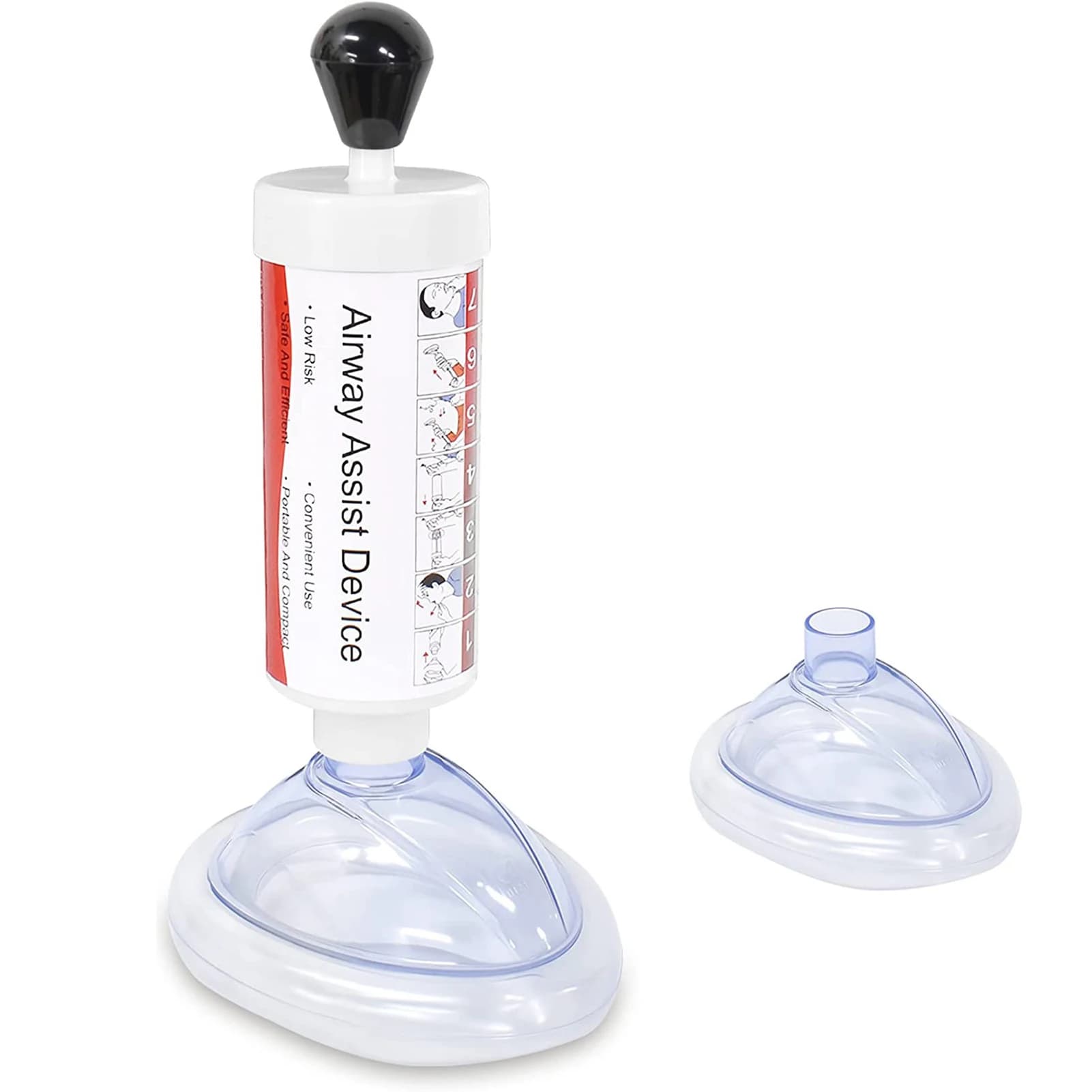 Dispositivo di assistenza antisoffocamento portatile per vie aeree, soffocamento di emergenza, salvavita, aspirazione, strumento anti soffocamento, kit di pronto soccorso per bambini e adulti