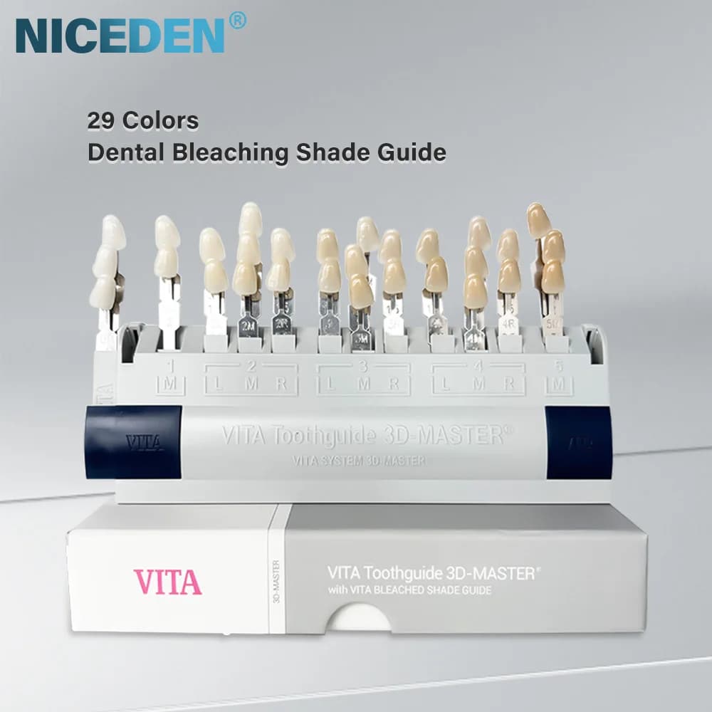 Niceden Life 3D Master Dental Lab Candle Shadow Guide 29 Colors Tooth Whitening Compare Guide dental dental clinic Colors
