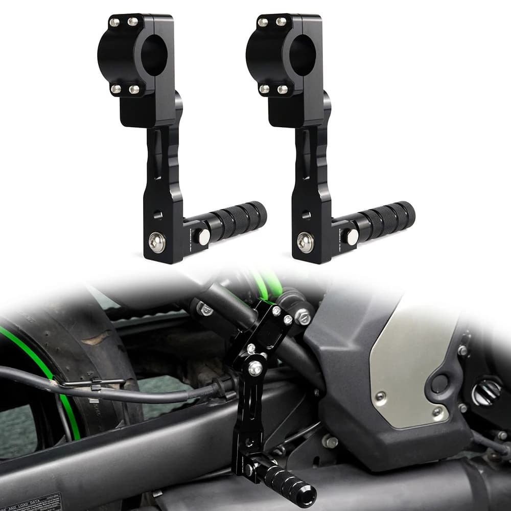 38mm 1 1/2 "Moto Regolabile Highway Pedane Kit di Montaggio Misura Per Goldwing GL1800 Shadow 400 VTX1300 Magna 750 Valkyrie