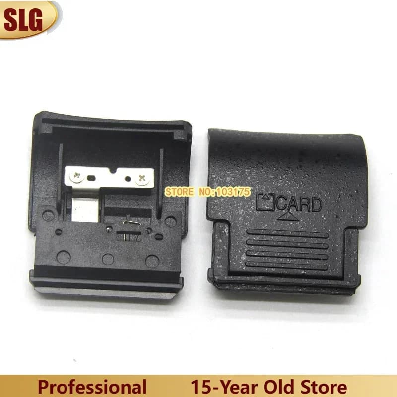 New For Nikon D40 D40X D60 SD Memory Card Door Cover With METAL & Spring Camera
