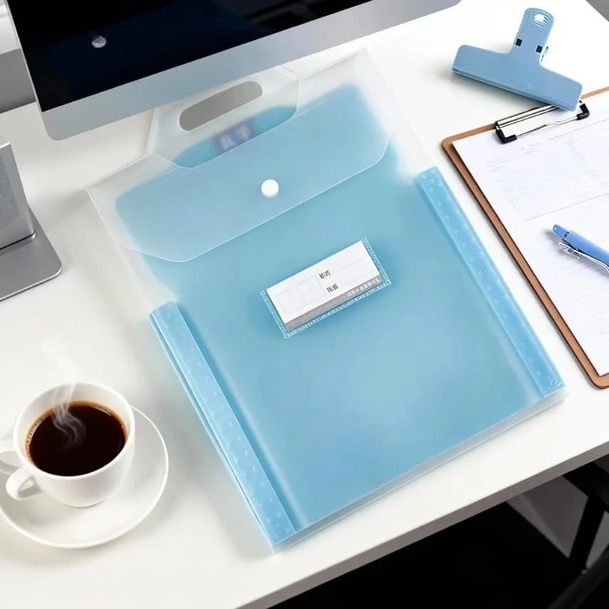 Organizzatore di documenti espandibile da 1 pezzo, portatile con maniglia, 4 tasche per formato A4, colori carini disponibili, cartella portadocumenti da viaggio per ufficio