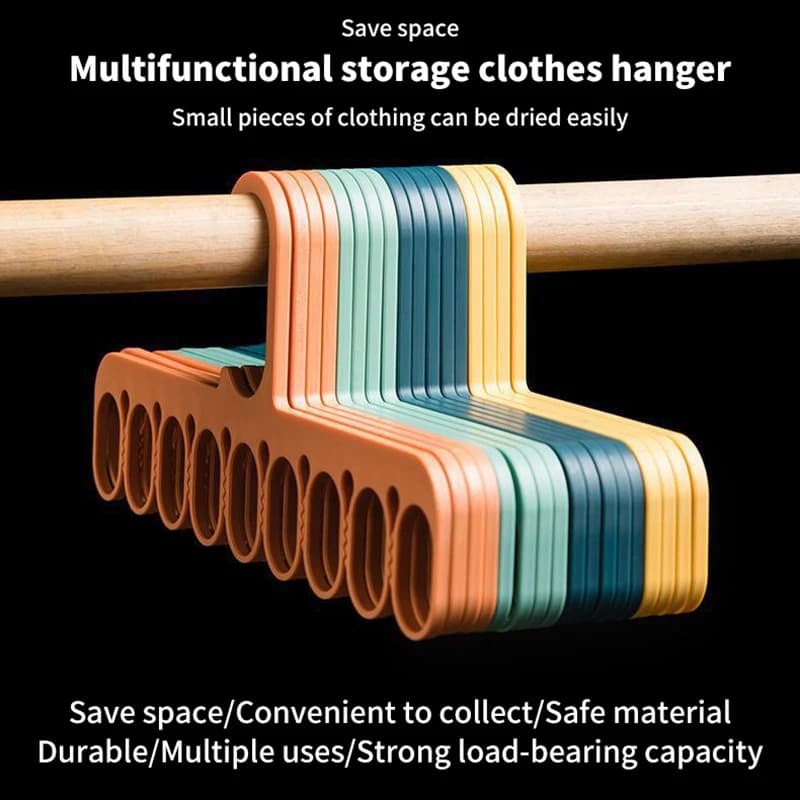 Appendiabiti multifunzionale antivento stendibiancheria intimo calzini appendiabiti Nordic Home guardaroba Rack Storage