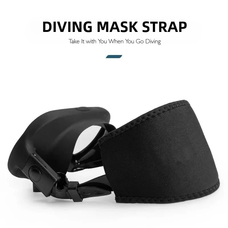 Maschera da sub in neoprene Copri cinturino Uomo Donna Protezione comfort Snorkeling Occhialini da nuoto Avvolgimento per capelli Fascia elastica morbida riutilizzabile