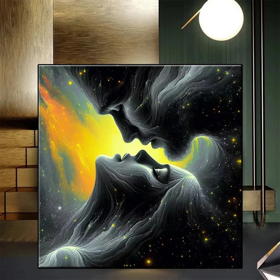 Diamond Painting Kit New Dreamy Starry Sky Universe Romantic Couple Embroidery Mosaic 5D Full Diamond Cross Stitch Home Decor