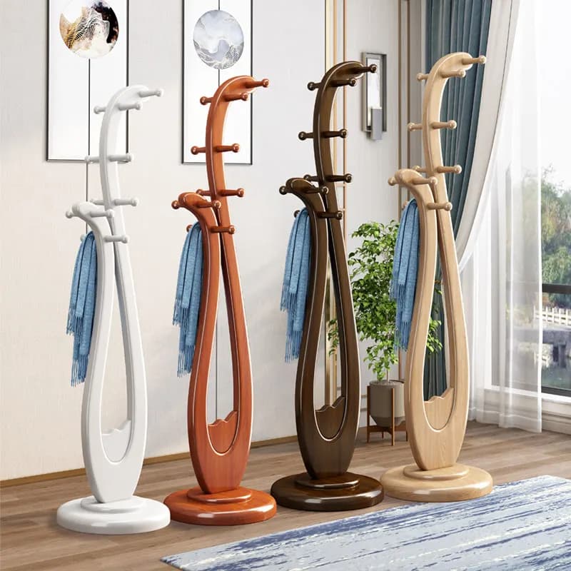 Indoor Display Bedroom Clothes Rack Floor Hanger Apartments Hallway Coat Hanger Standing Modern Perchero De Ropa Furniture Home