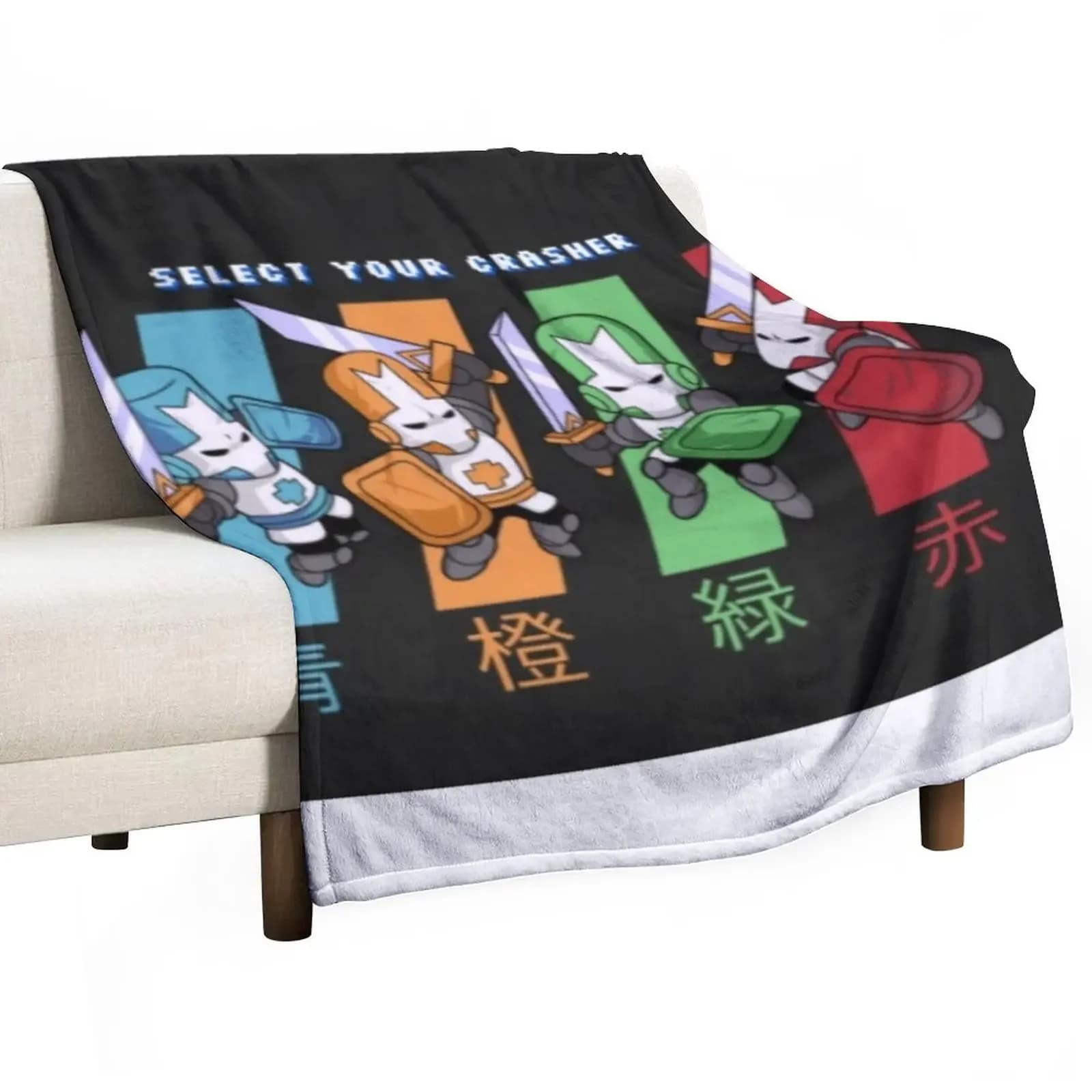 Castle Crashers in tempo coperta coperta soffice coperte per divani