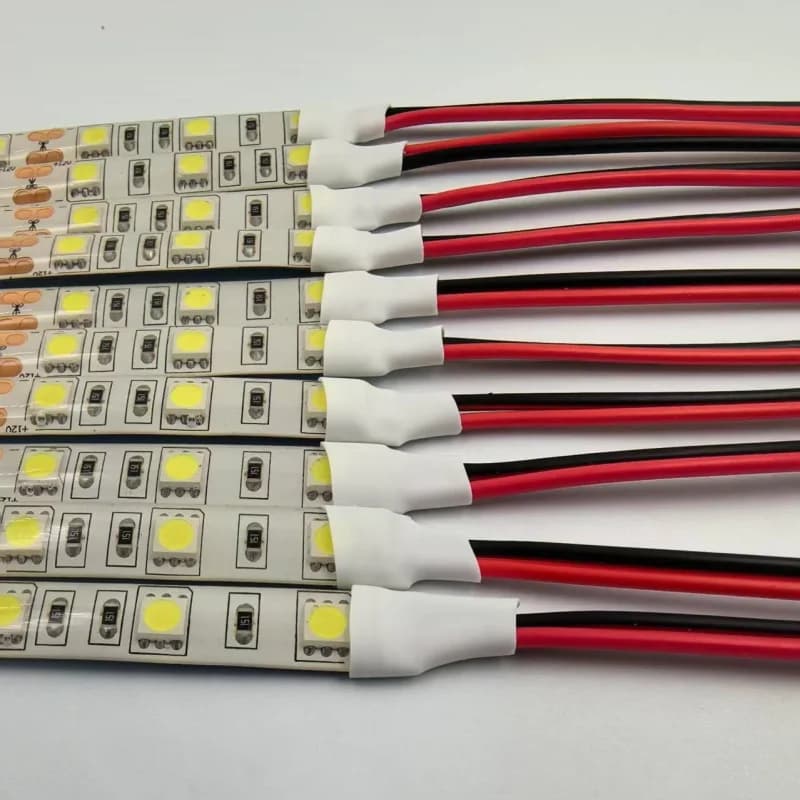 10 pz DC12V 5050 10 cm 6 led 20 cm 12 led Luce di Striscia Impermeabile Ha Condotto La Luce di Striscia flessibile Tira Complementi Arredo Casa lampada lampada auto
