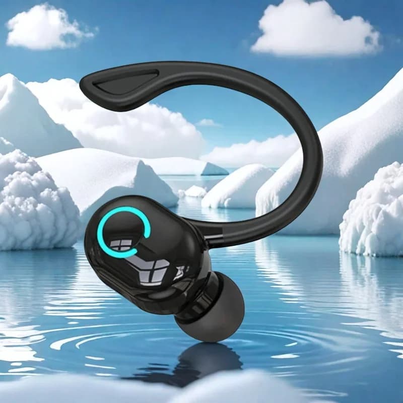 Auricolari wireless TWS Auricolare Bluetooth Mini gancio per l'orecchio sport anti perdita di musica chiamata tappi per le orecchie nascoste con microfono per smartphone