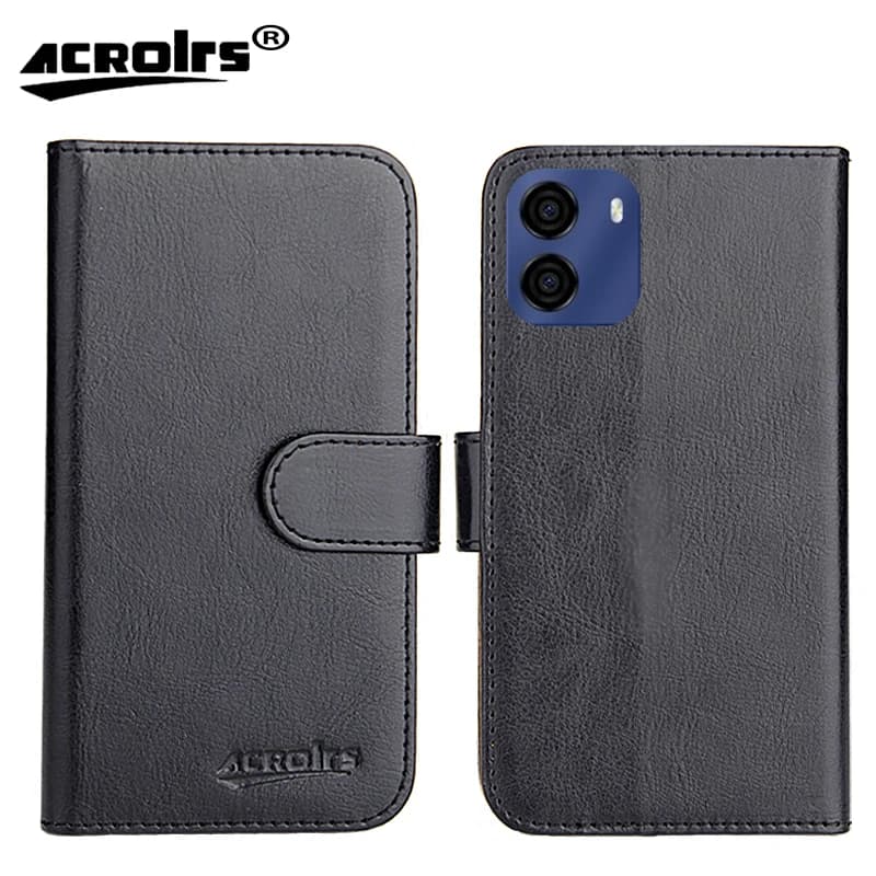 Per BLU G35 Custodia da 6,5 "6 colori Flip Luxury Fashion Retro Custodia protettiva esclusiva in morbida pelle per telefono Crazy Horse