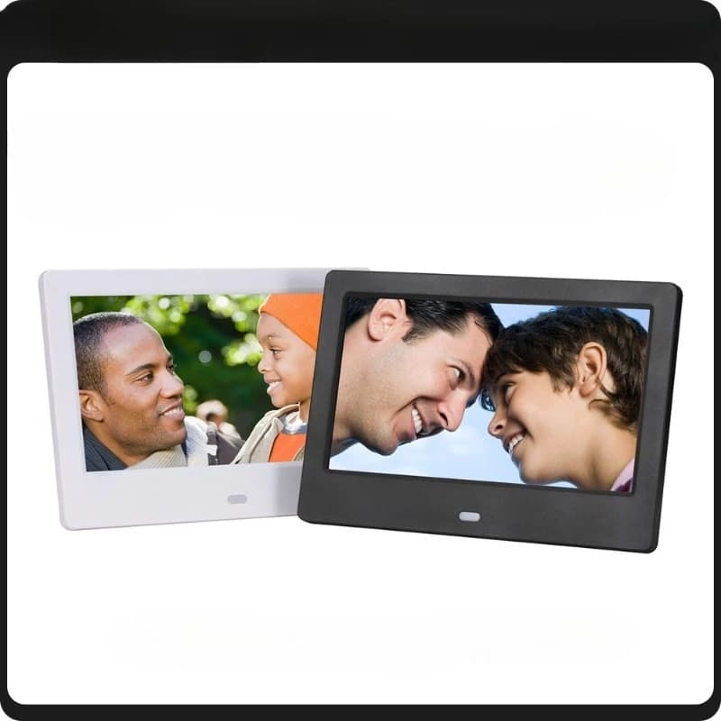 7-inch Digital Photo Frame, High-definition Video Calendar, Automatic Playback Loop