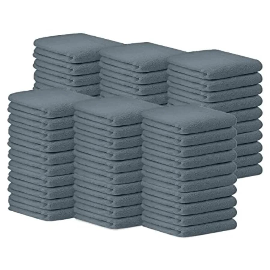 Asciugamani da Bar 14x17 Pollici 100% Cotone, Stracci Assorbenti e Riutilizzabili, Panni Multiuso, Stracci in Spugna, D