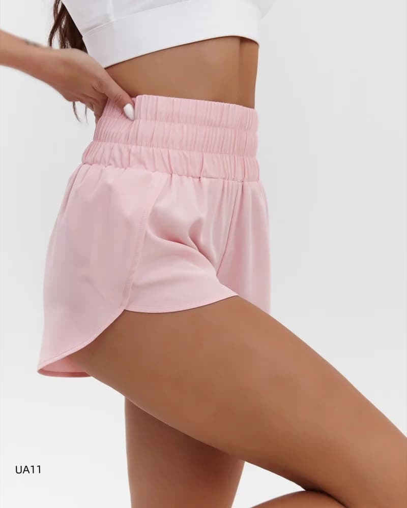 Women's yoga shorts, high waisted cycling shorts, tight elastic waist sports shorts