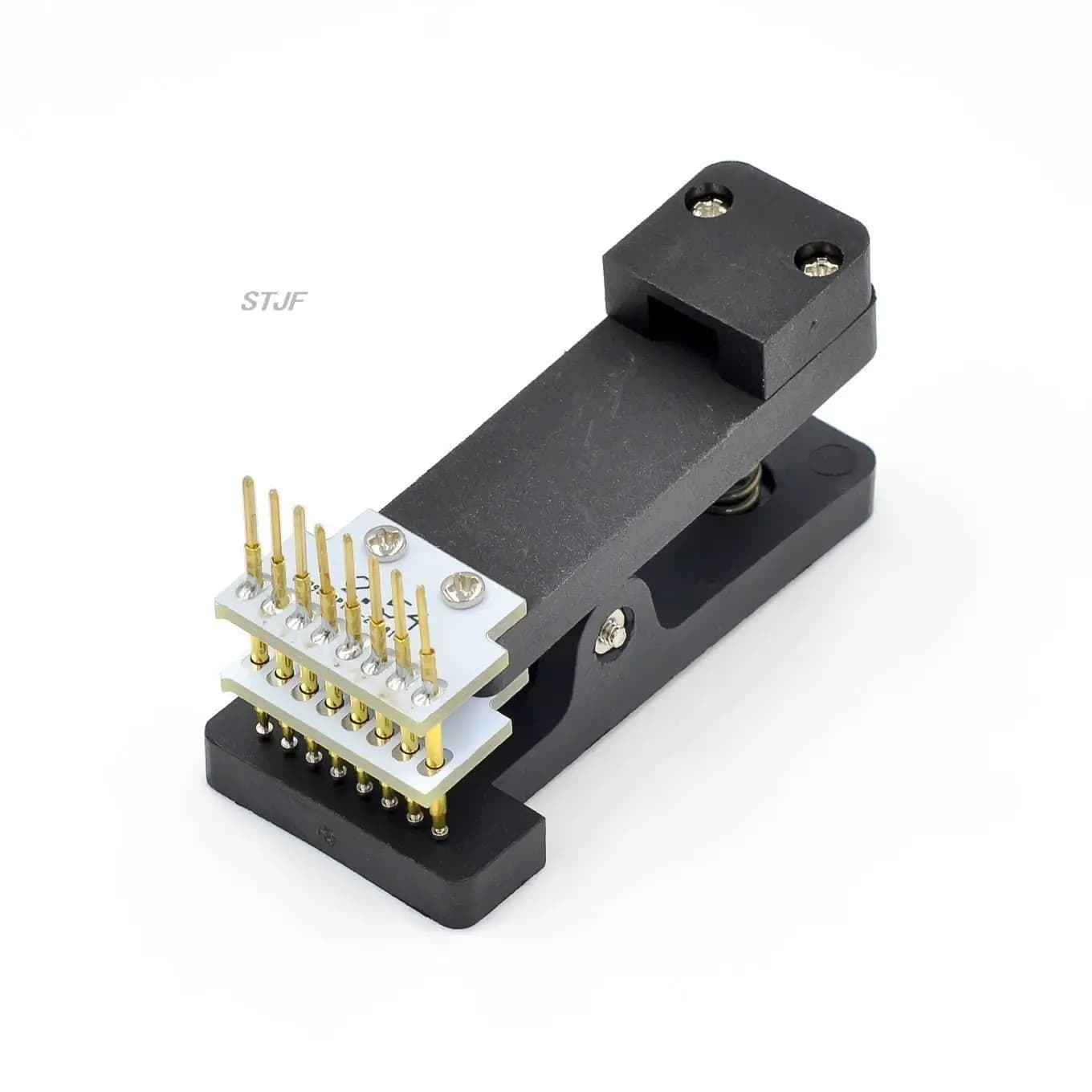 Spaziatura 2,54 mm Banco di prova Clip PCB Morsetto Dispositivo di fissaggio Sonda pogo pin Scarica programma Masterizza 3P 4P 5P 6P 7P 8P 9P 10P