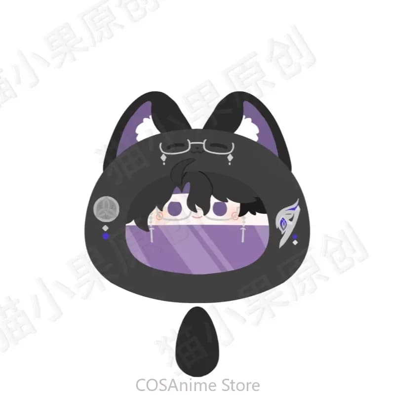 Genshin Impact Pantalone Regrator Cosplay Cute Ear Transparent itabag Student Zipper Backpack Messenger Bags Shoulder Bag