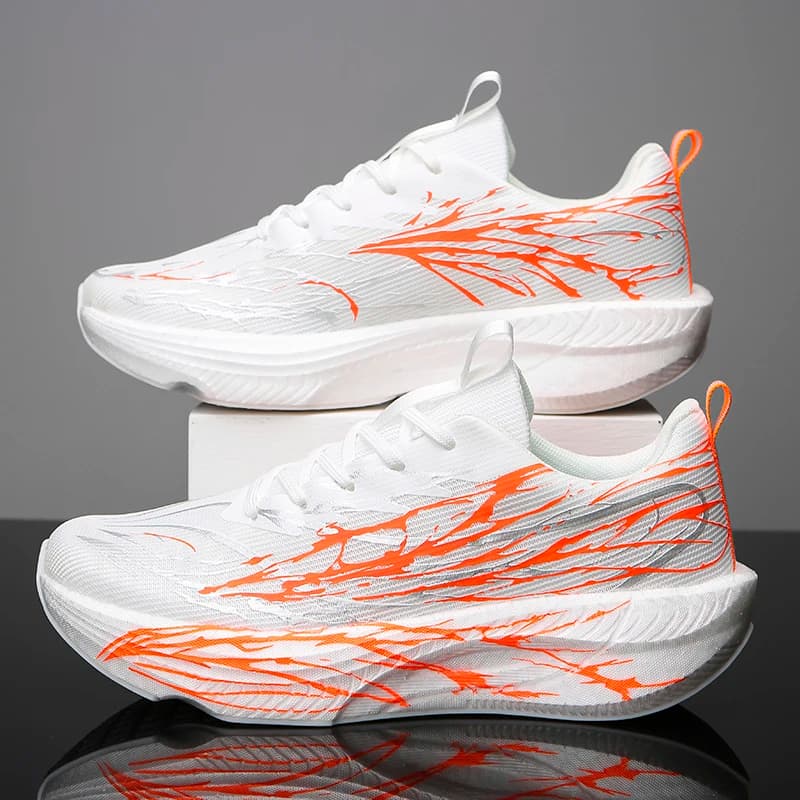Nuove Scarpe da Corsa per Coppie con Suola Morbida in Carbonio e Design a Cuore, Sneakers Sportive alla Moda per Uomo e Donna
