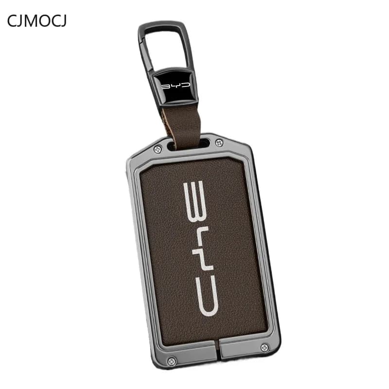 Copertura chiave scheda NFC premium in lega di zinco per BYD Song Plus Qin Plus Seal Tang DMI Han EV Han DMI Yuan - Guscio protettivo