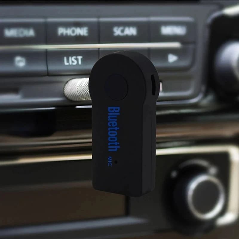 1/3/6pcs AUX Bluetooth Receiver 3.5MM Jack Wireless Car Adapter Car Bluetooth Stereo Aux A2dp Headphone Receiver Hands-Free Unit