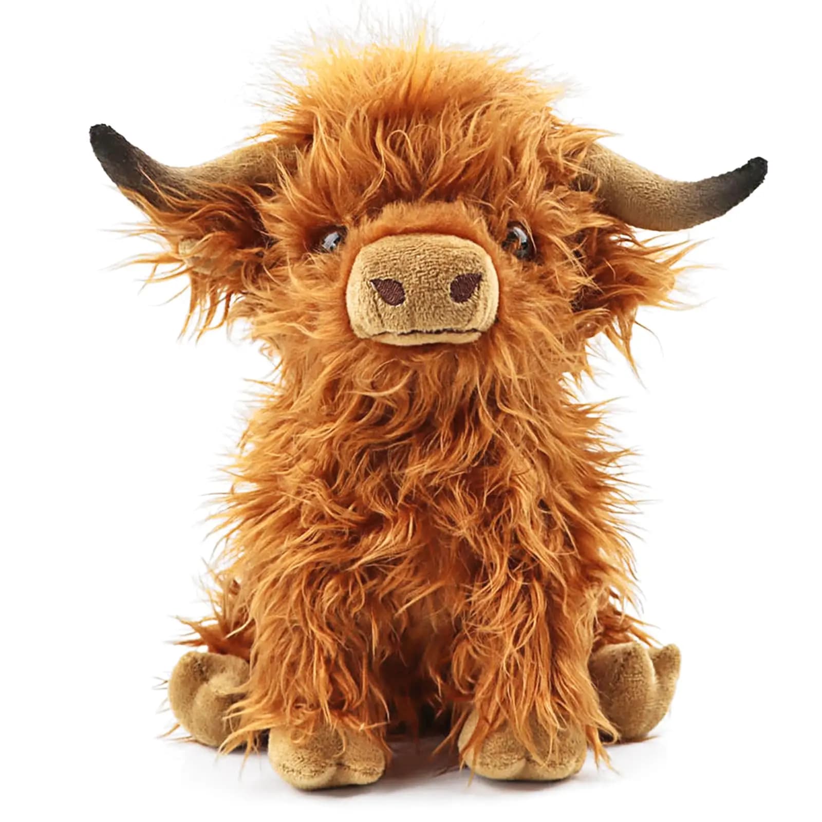 25 centimetri Simulazione Highland Mucca Peluche Animale Bambola Morbido Farcito Highland Mucca Peluche Kawaii Bambini Regali Per Bambini Giocattolo Casa Arredamento Della Camera