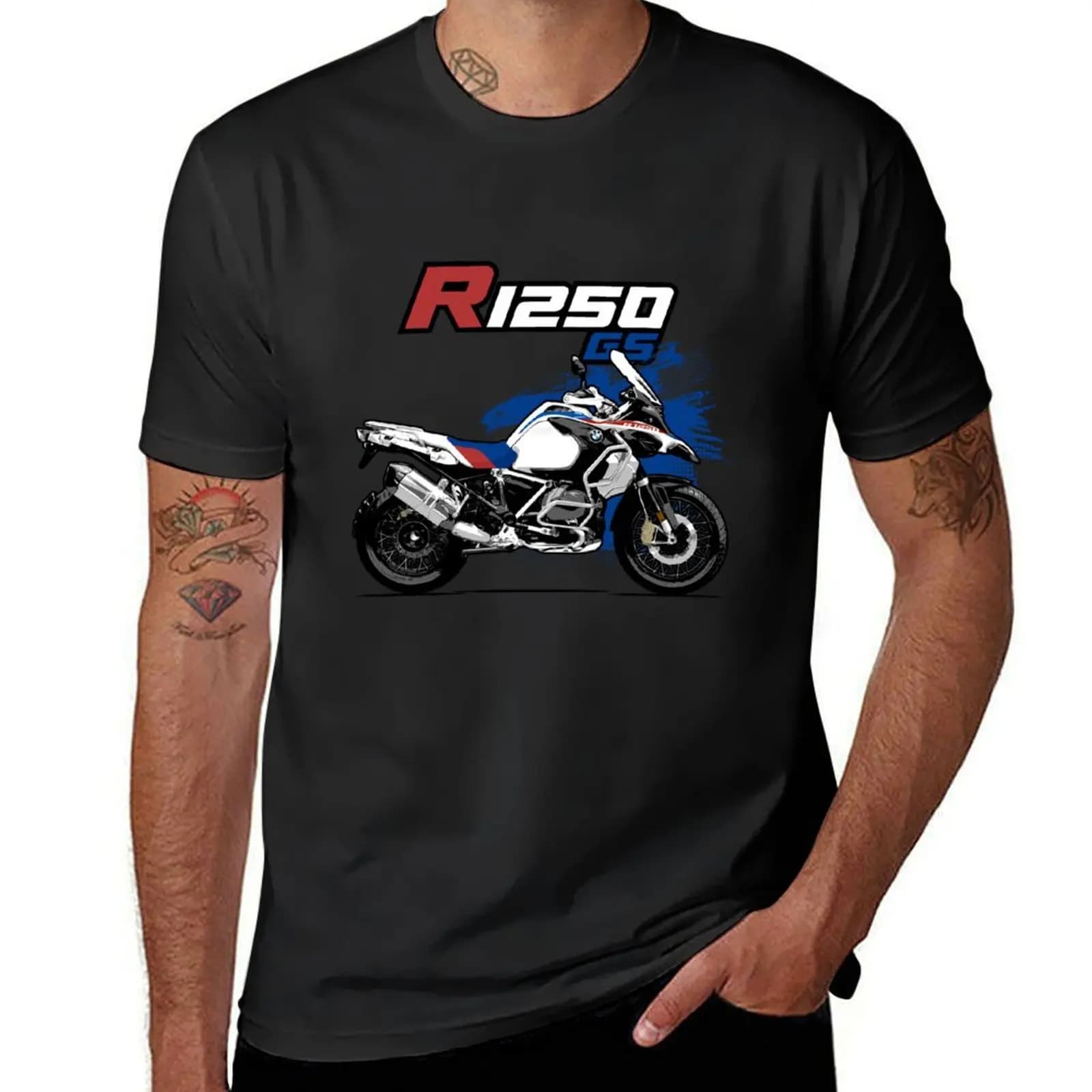R 1250 GS Adventure t-shirt sport fans funnys ad asciugatura rapida per vestiti da uomo ragazzo