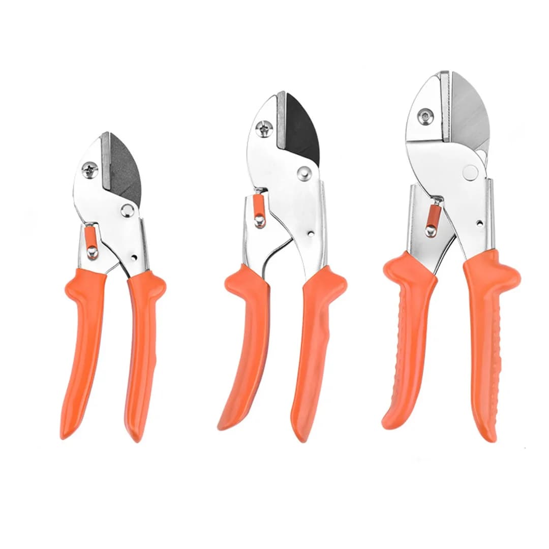 Steel Garden Pruning Secateurs Horticulture Fruit Tree Shears with Ergonomic Handles Gardening Scissors Bonsai Cutters 1pc