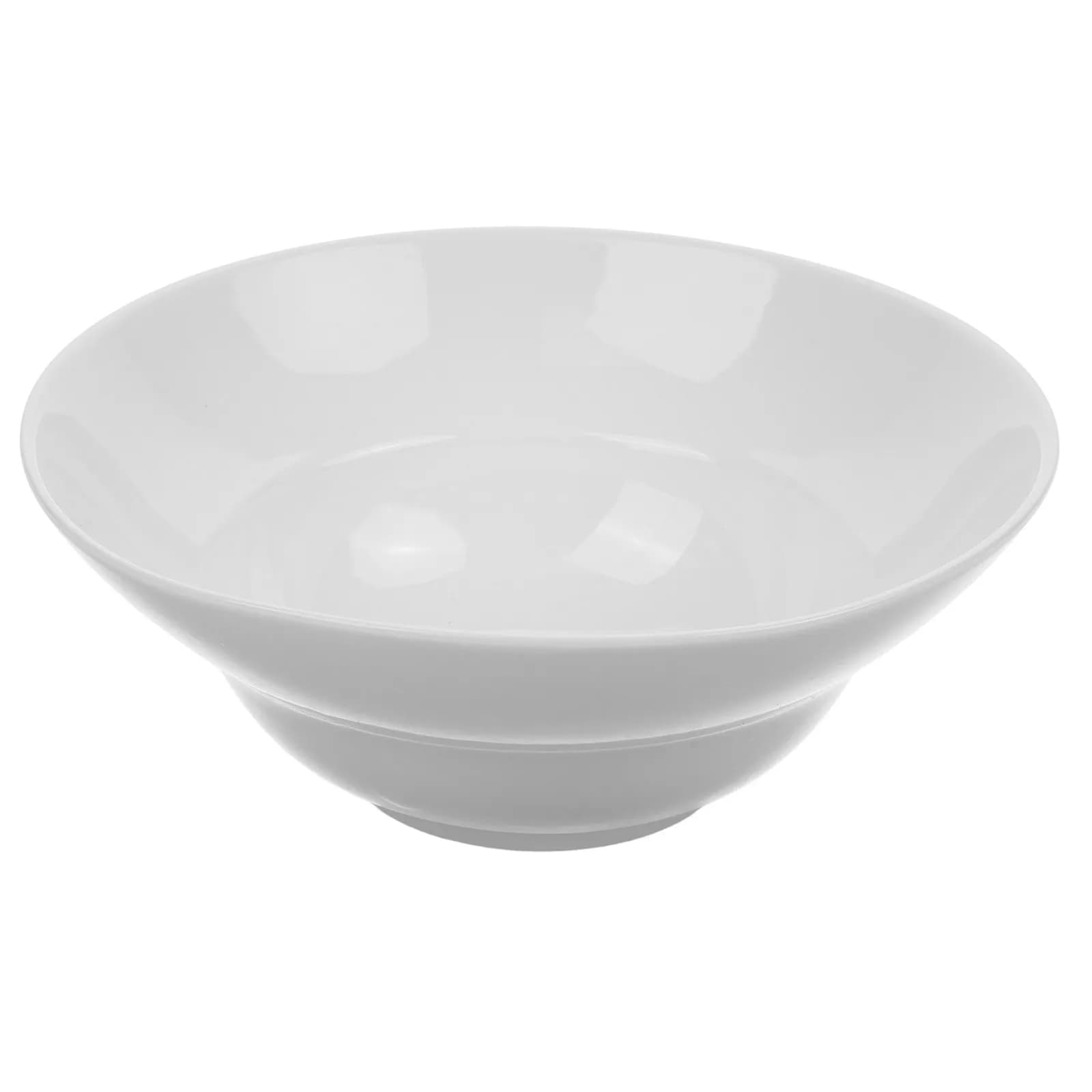 Porcelain Salad Bowl, Lightweight, Large, Round, Multi-purpose, for Dessert, Fruit, Snack, Food Container, Kitchenware and Tableware
