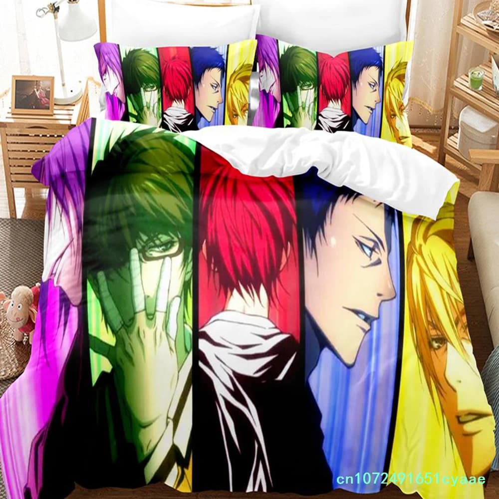 Kuroko's Basketball Bedding Set Single Twin Full Queen King Size Bed Set Aldult Kid Bedroom Duvetcover Sets 3D Print Cartoon