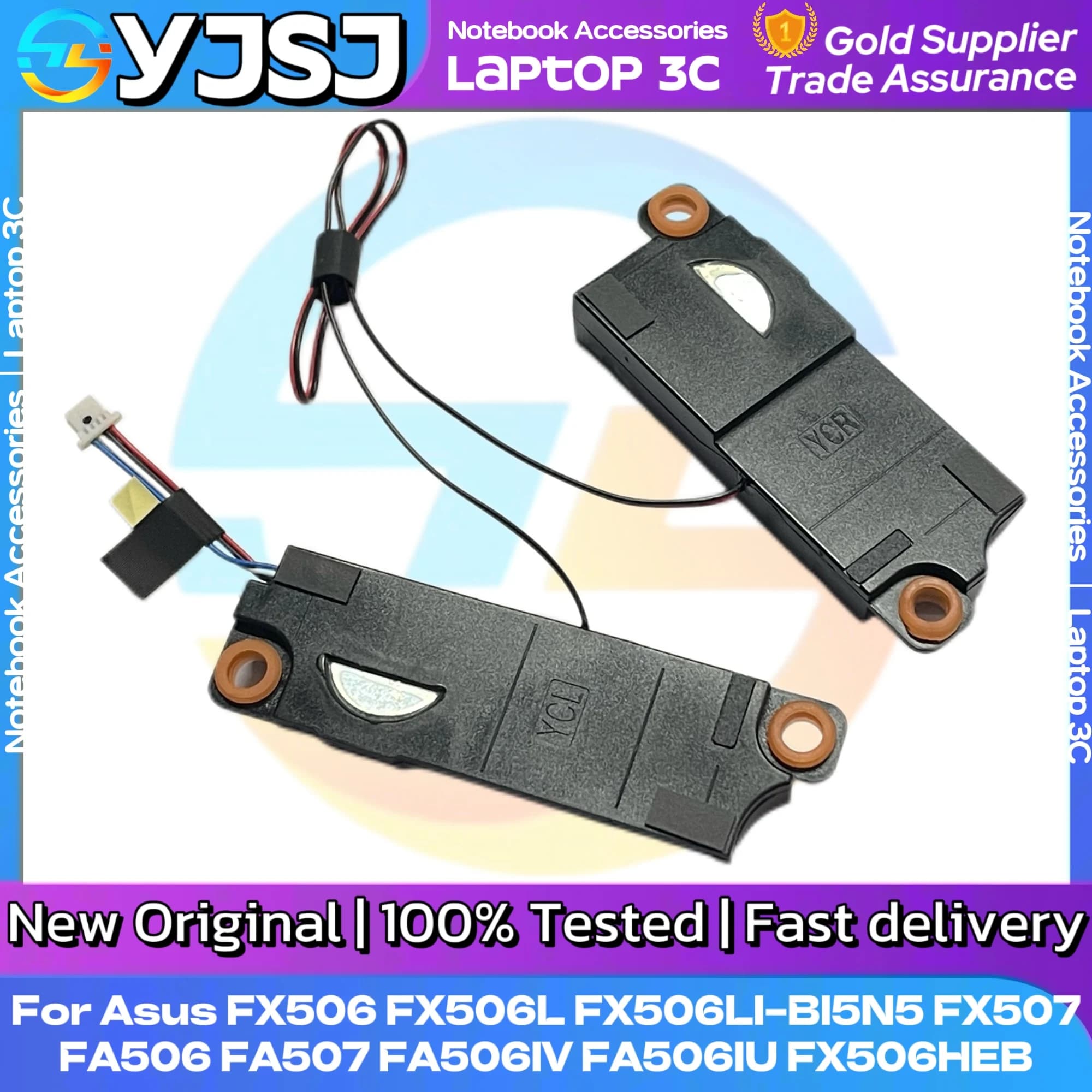 New Original Laptop Notebook Speaker For Asus FX506 FX506L FX506LI-BI5N5 FA506 FA506IV FA506IU DN00NB02021 built-in horn audio