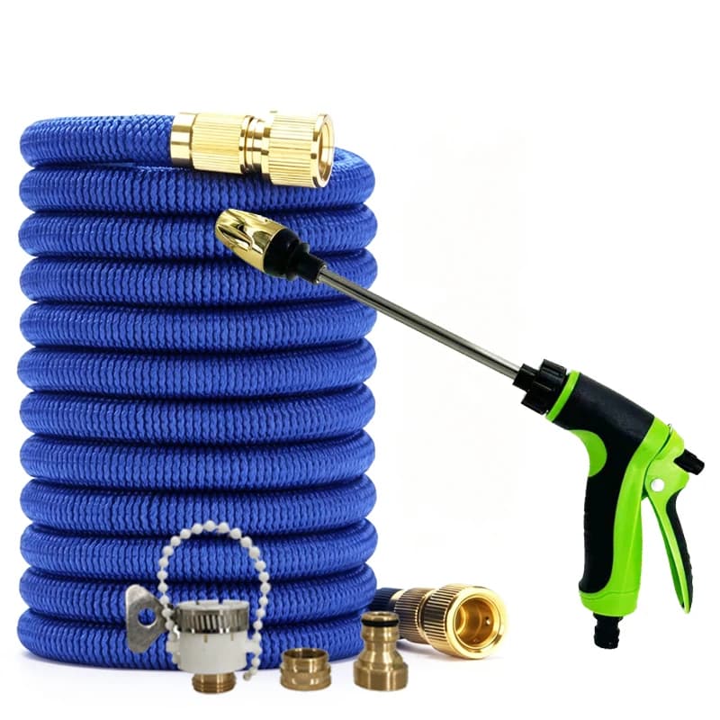 3X Expandable Garden Water Pipe, High-Pressure Car Wash, Long Pole Water Gun, Garden Irrigation Magic Hose, Garden Tools