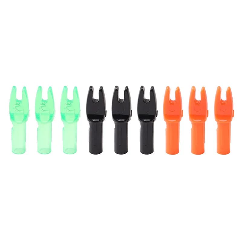 50pcs Archery Arrow Nocks 6.0mm Arrow Tail Arrows Nocks Bow and Arrow Target Shooting Hunting Accessories