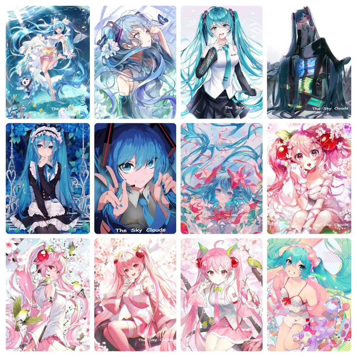 Diamond Painting Kit Japanese Anime Miku Full Diamond Mosaic Artwork Creative Handmade Home Decor Exquisite Gift