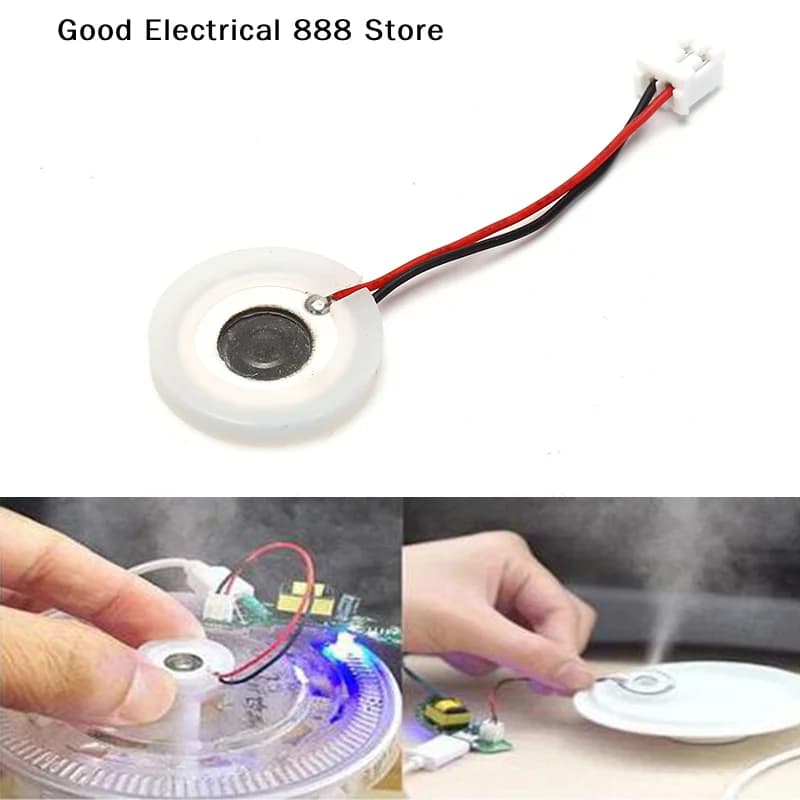 D16mm PH2.0 108KHz Atomizzatore Piastra Pellicola Accessori Umidificatore Ad Ultrasuoni Guarnizione In Gomma FAI DA TE Idratante Trasduttore Mist Maker