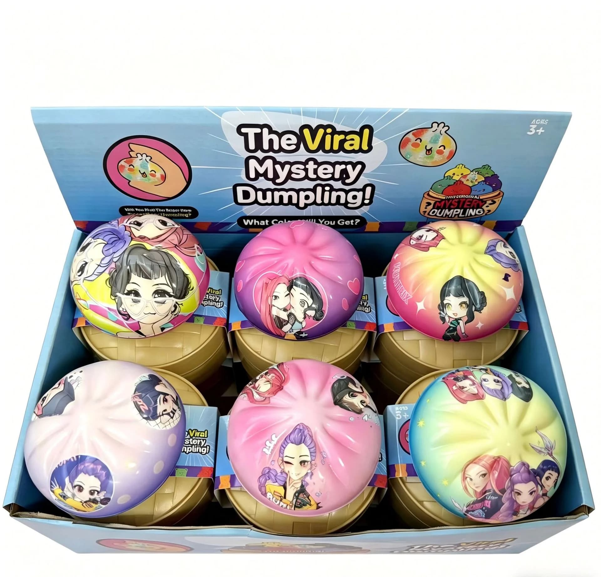 2026 K-pop Squishy Dumpling Rumi Decompression Dumpling Hot Cartoon Movie Squeeze Fidget Ornaments Anti Stress Desk Accessories