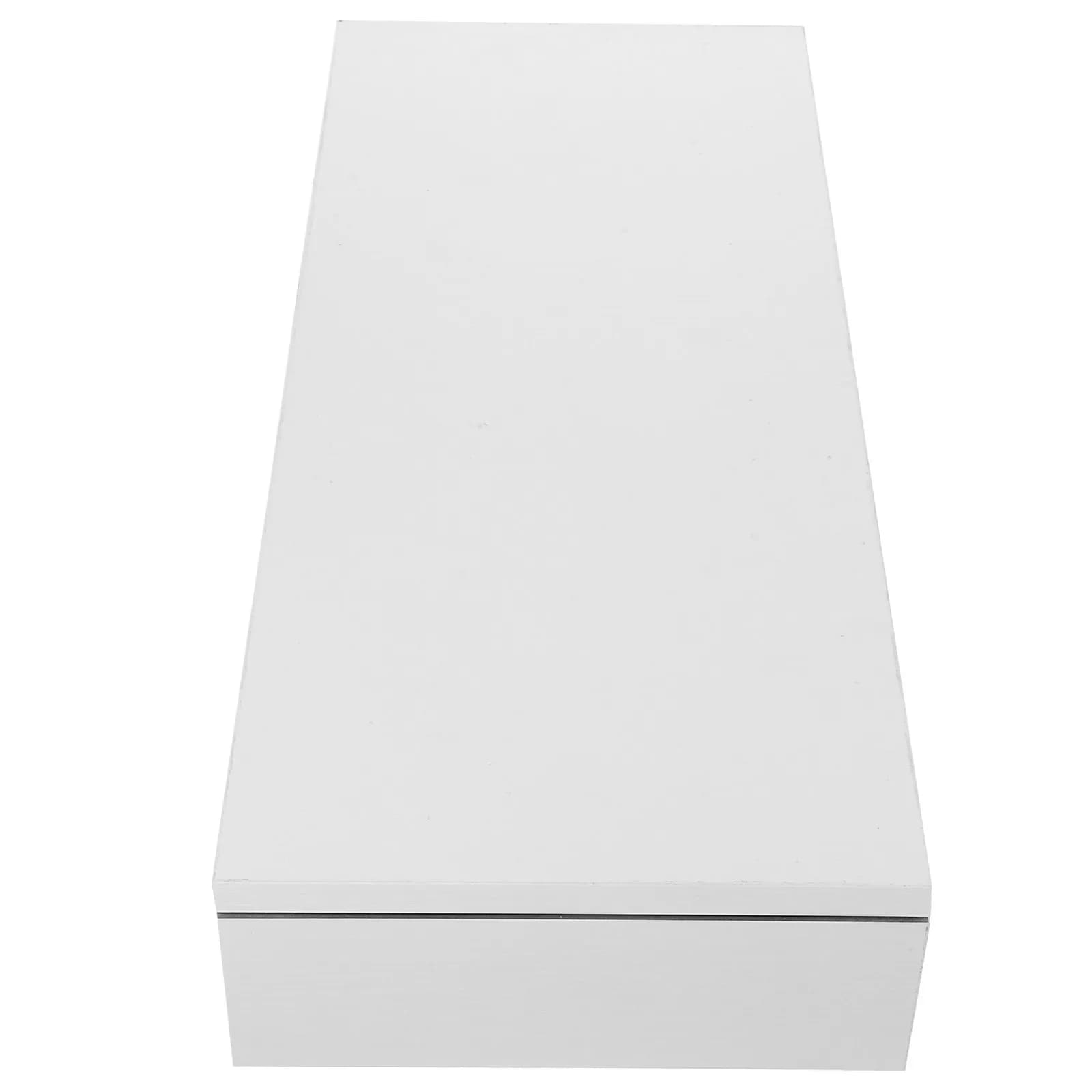 Thickened Desktop Monitor Riser Stand for Computer Screen Height Adjustment Ergonomic Office Home Use Laptop TV Shelf White