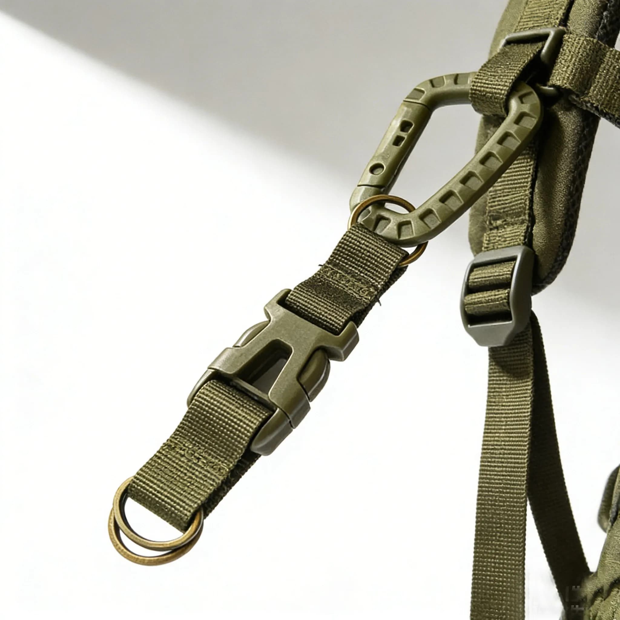 Portachiavi Multifunzionale da Esterno con Gancio per Cintura Molle, Fibbia a Sgancio Rapido per Zaino da Arrampicata, Accessori da Viaggio