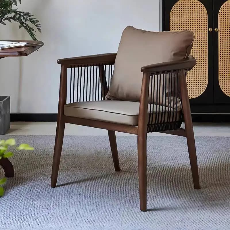 xx-Luxury Dining Chairs Armrest Backrest Cushion Modern Vanity Dining Chairs Bauhaus Salon Luxury Silla Comedor Furniture^