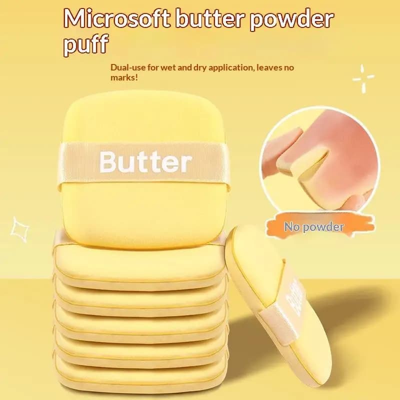 Butter Biscuit Air Cushion Puff Super Soft Becomes Bigger When Encountering Water Liquid Foundation Makeup Tool Is Double-sided