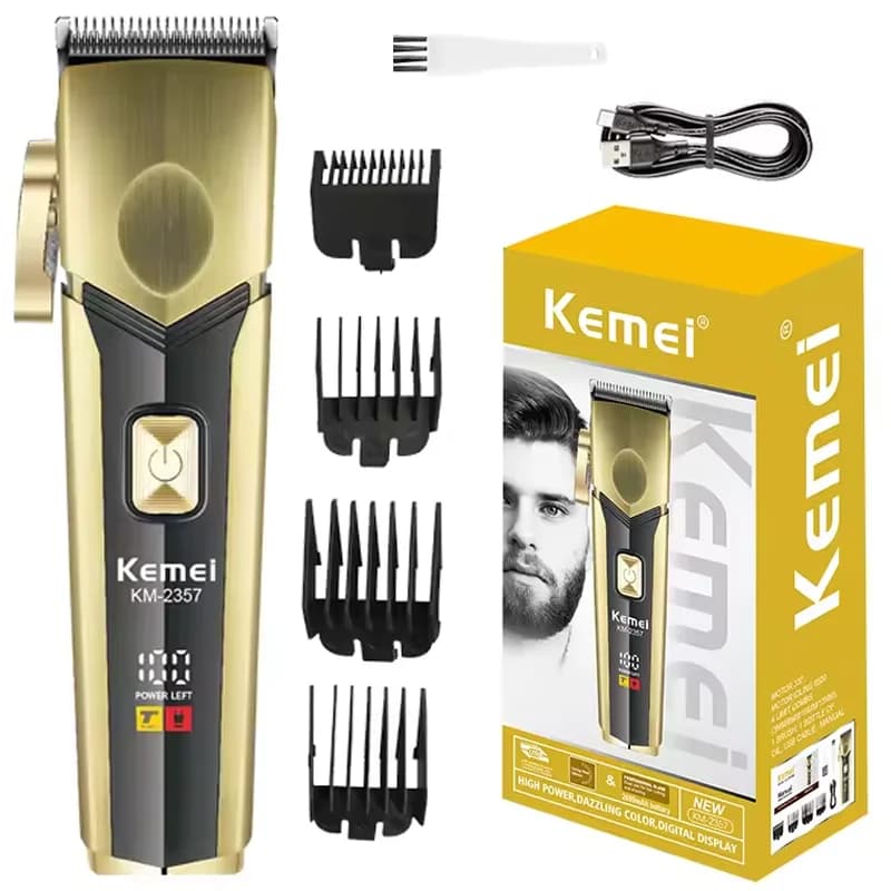 Kemei Professional Haircuts Wireless Haircuts Men's Electric Haircut Set Adjustable