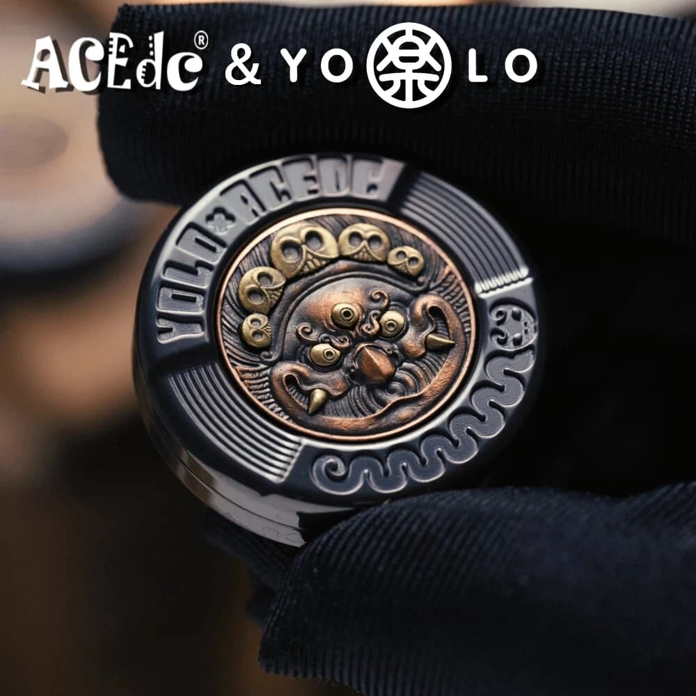 ACEdc Original & YOLO STUDIO Mechanical Milk Cap 3 Haptic Coin Fidget Spinner Giocattolo Antistress per Adulti