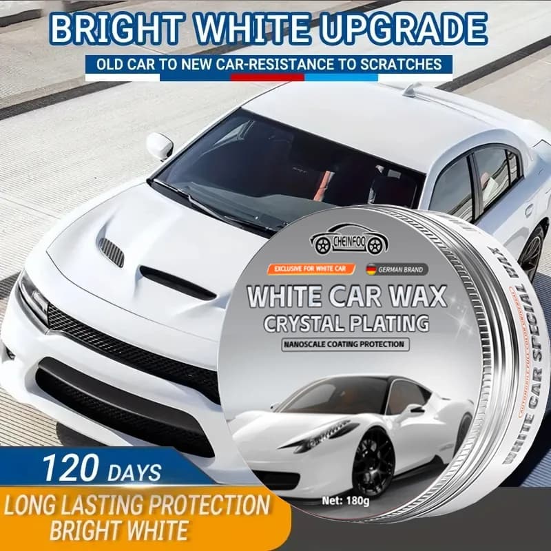 CHEINFOO wax white auto polish wax, removes dirt, waterproofing, keeps the protection of wax paint