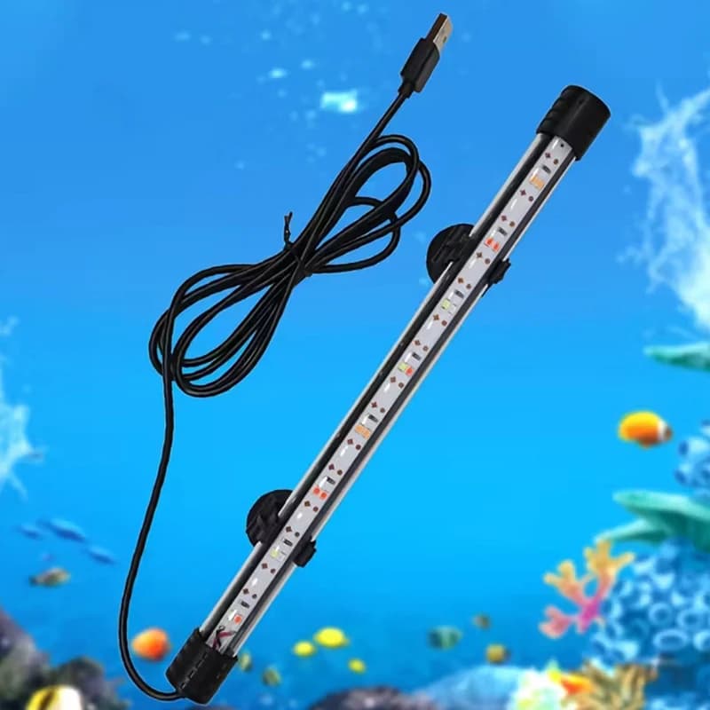 17-47 CM Spina USB Acquario Luce LED Impermeabile Acquario Luce Illuminazione Subacquea Lampada Sommergibile Pianta Coltiva La Lampada 110 V